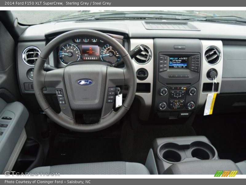 Sterling Grey / Steel Grey 2014 Ford F150 XLT SuperCrew