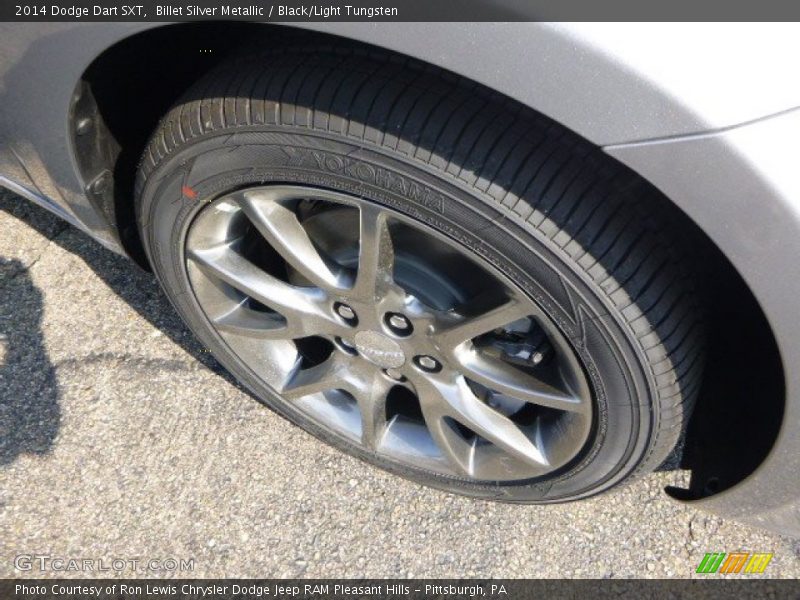 Billet Silver Metallic / Black/Light Tungsten 2014 Dodge Dart SXT