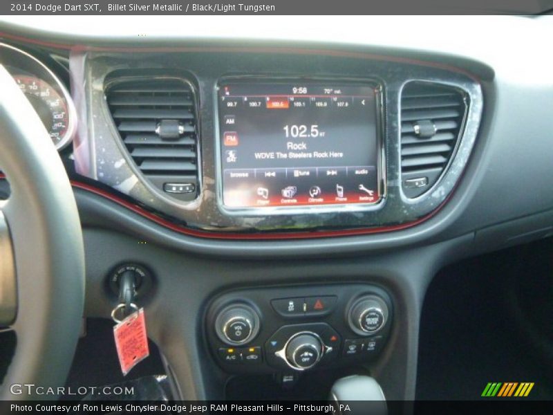 Billet Silver Metallic / Black/Light Tungsten 2014 Dodge Dart SXT