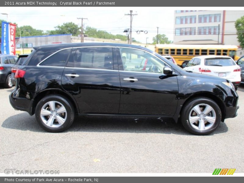 Crystal Black Pearl / Parchment 2011 Acura MDX Technology