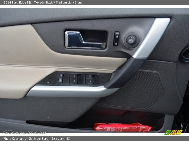 Tuxedo Black / Medium Light Stone 2014 Ford Edge SEL