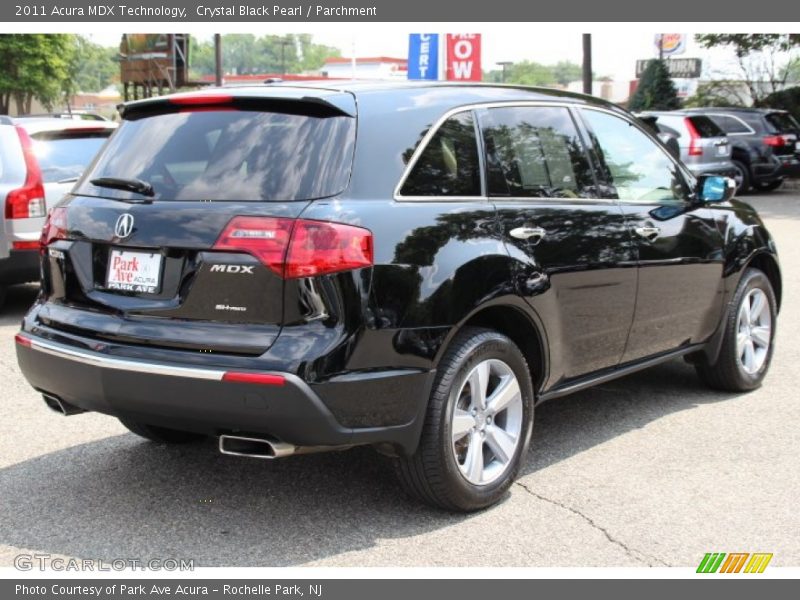 Crystal Black Pearl / Parchment 2011 Acura MDX Technology