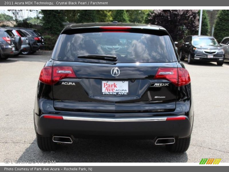 Crystal Black Pearl / Parchment 2011 Acura MDX Technology