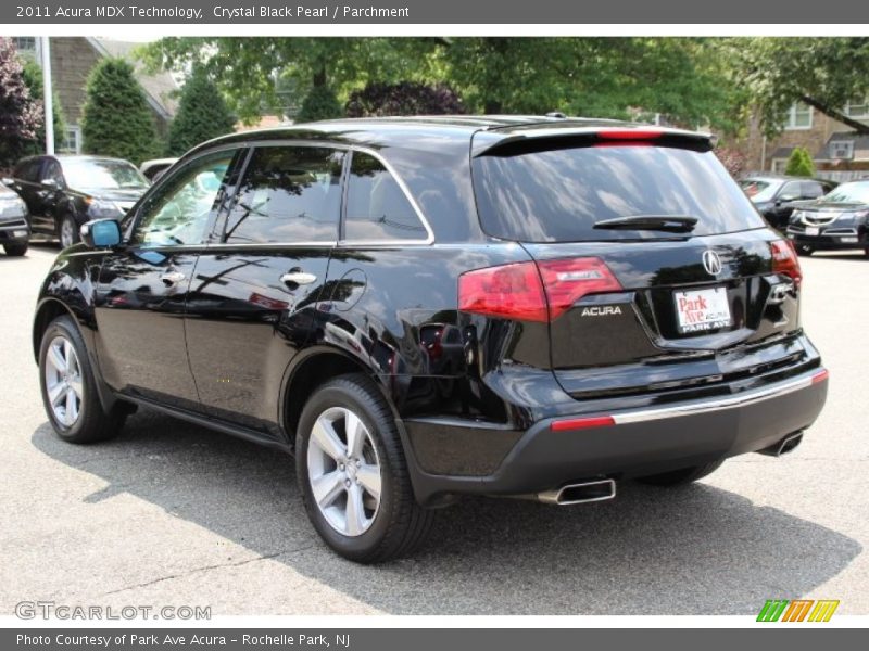 Crystal Black Pearl / Parchment 2011 Acura MDX Technology