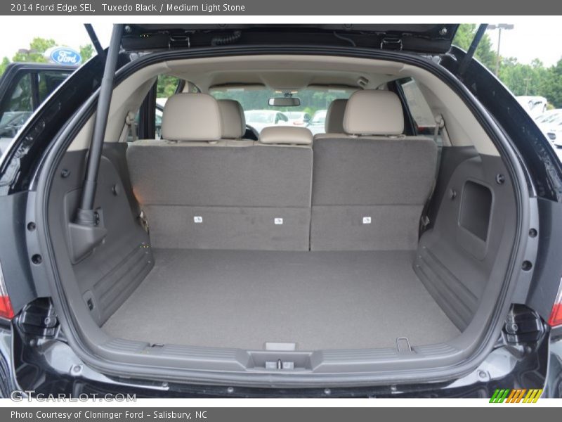 Tuxedo Black / Medium Light Stone 2014 Ford Edge SEL