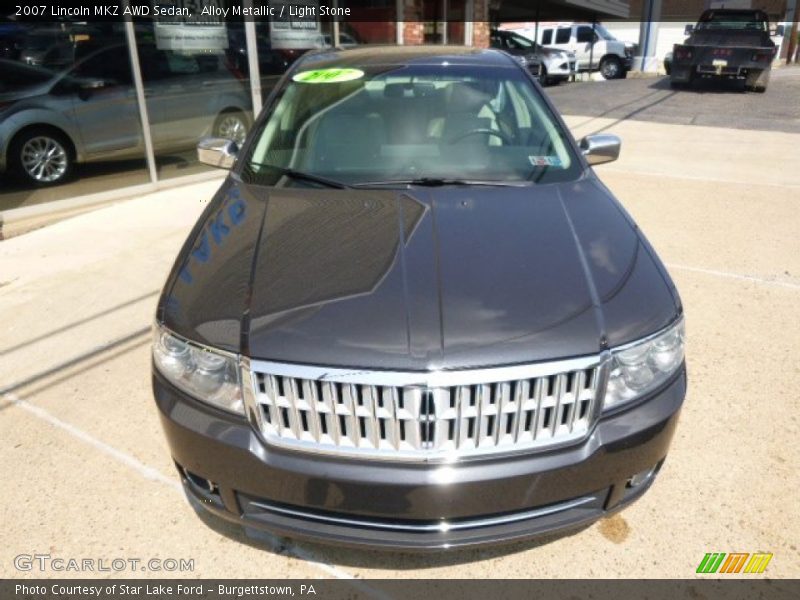 Alloy Metallic / Light Stone 2007 Lincoln MKZ AWD Sedan