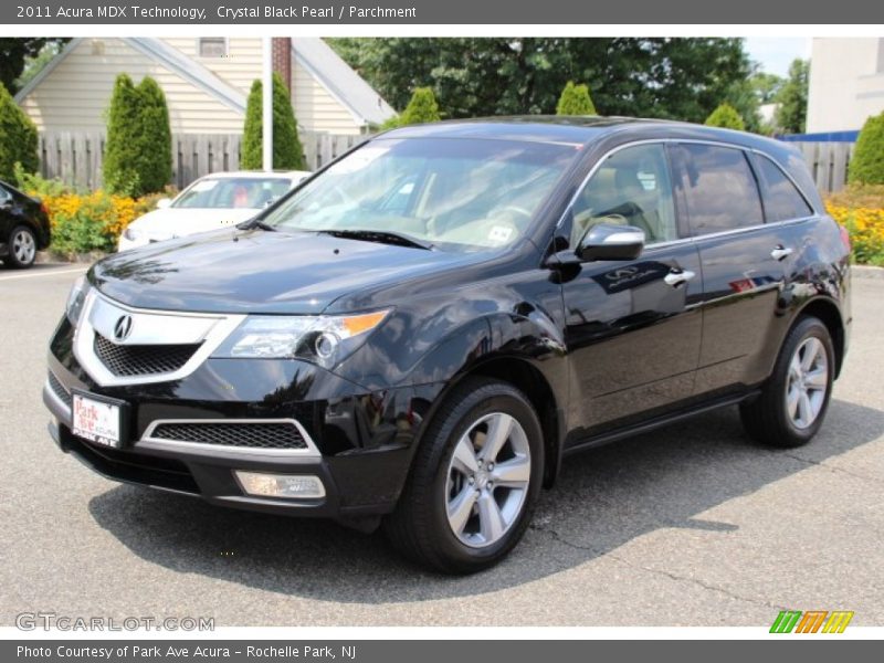 Crystal Black Pearl / Parchment 2011 Acura MDX Technology