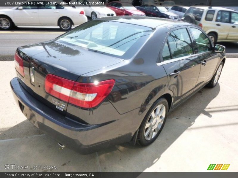 Alloy Metallic / Light Stone 2007 Lincoln MKZ AWD Sedan