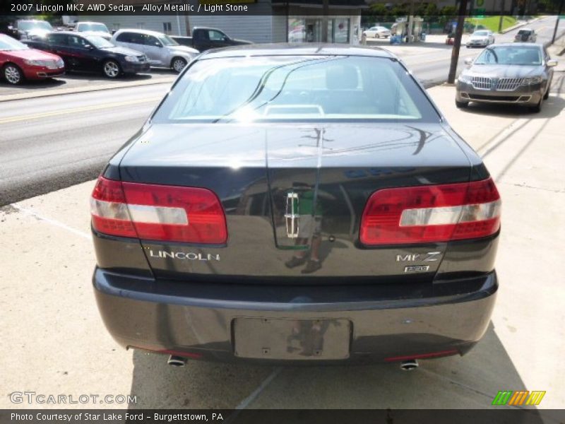 Alloy Metallic / Light Stone 2007 Lincoln MKZ AWD Sedan