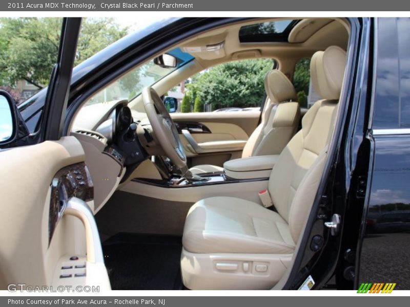 Crystal Black Pearl / Parchment 2011 Acura MDX Technology