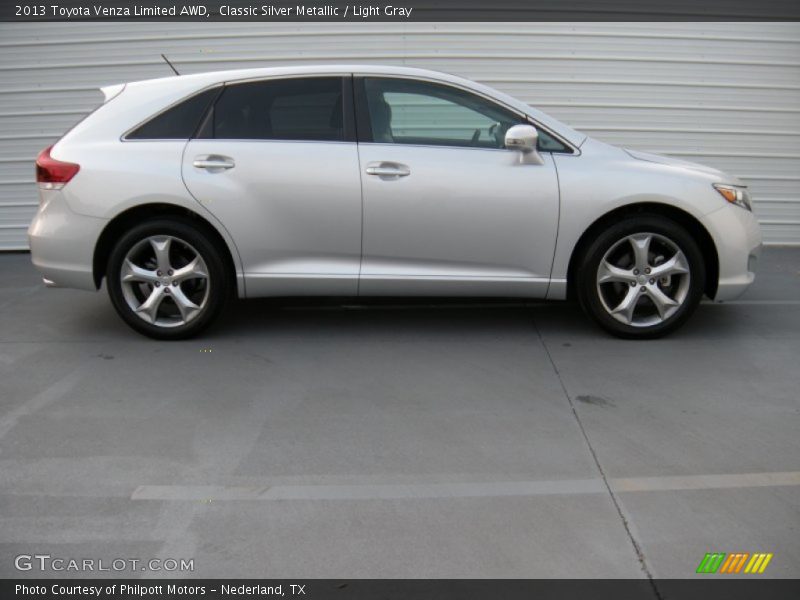 Classic Silver Metallic / Light Gray 2013 Toyota Venza Limited AWD