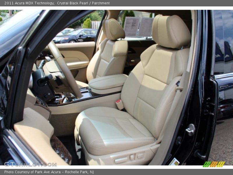 Crystal Black Pearl / Parchment 2011 Acura MDX Technology