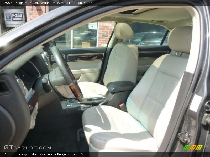 Alloy Metallic / Light Stone 2007 Lincoln MKZ AWD Sedan