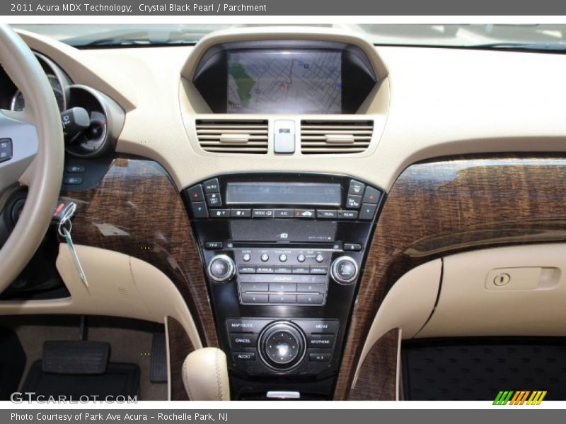 Crystal Black Pearl / Parchment 2011 Acura MDX Technology