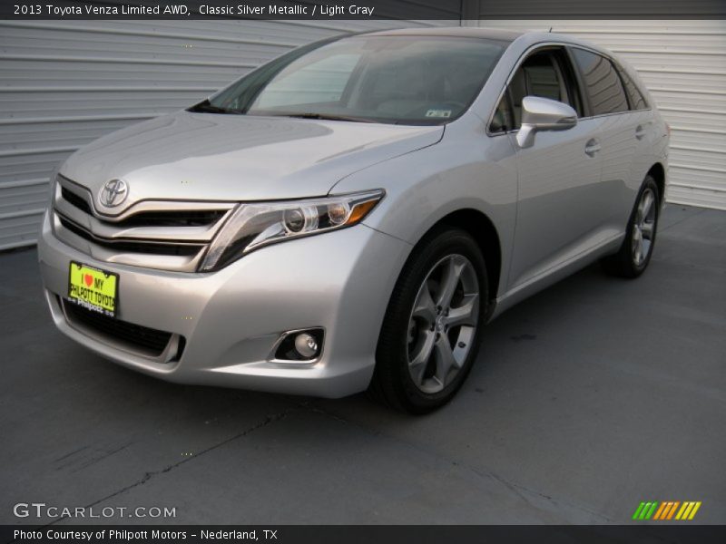 Classic Silver Metallic / Light Gray 2013 Toyota Venza Limited AWD