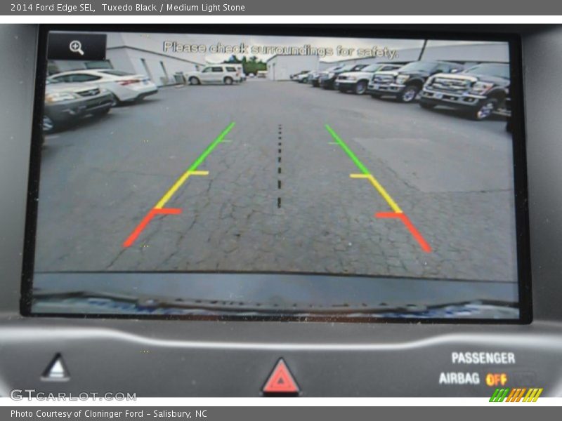 Tuxedo Black / Medium Light Stone 2014 Ford Edge SEL