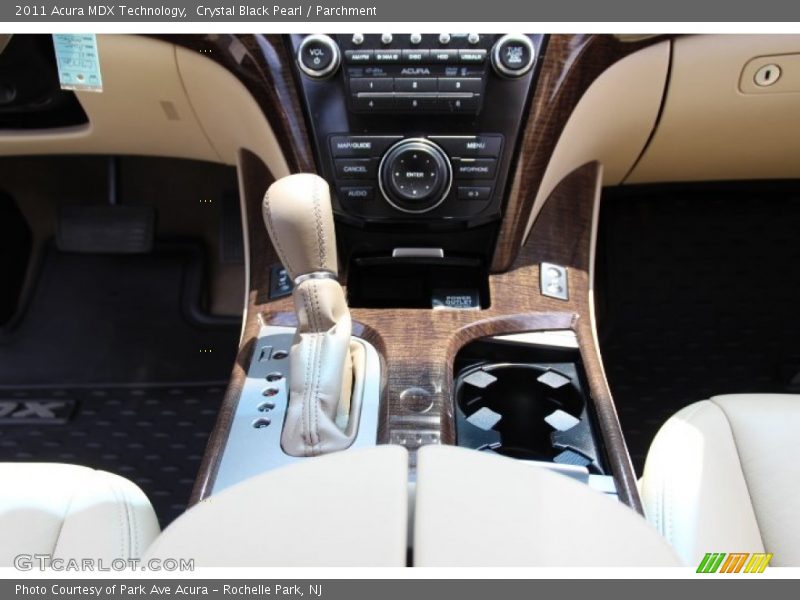 Crystal Black Pearl / Parchment 2011 Acura MDX Technology