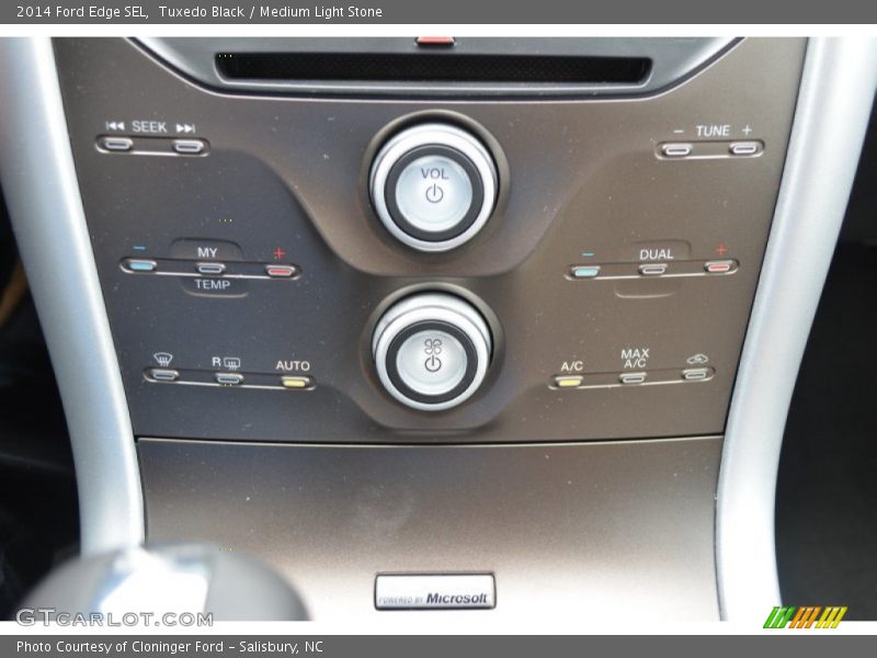 Tuxedo Black / Medium Light Stone 2014 Ford Edge SEL