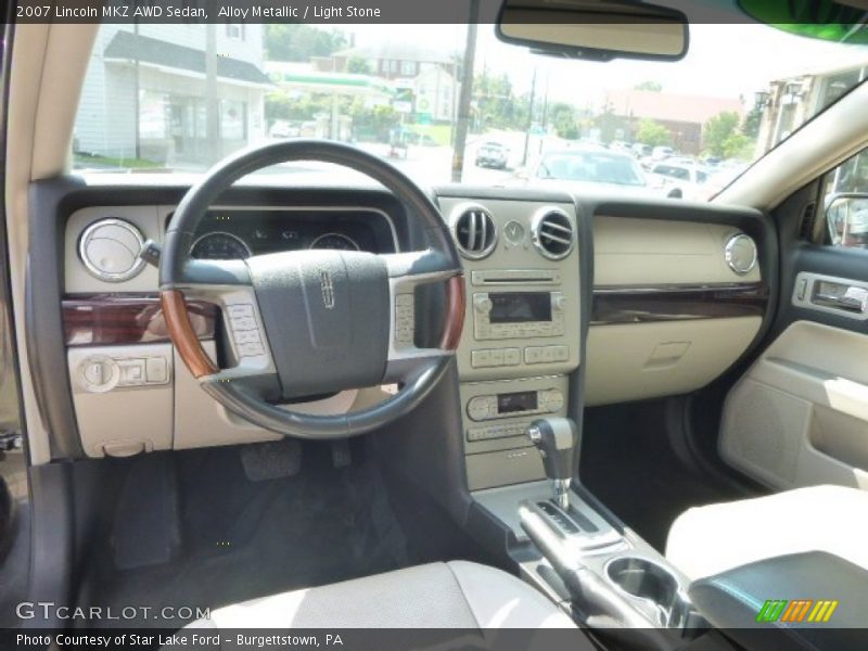 Alloy Metallic / Light Stone 2007 Lincoln MKZ AWD Sedan