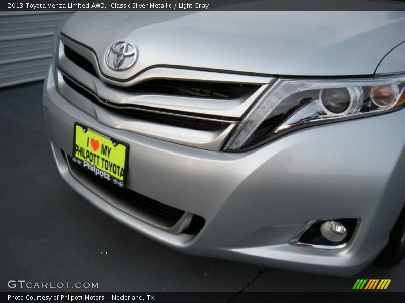 Classic Silver Metallic / Light Gray 2013 Toyota Venza Limited AWD