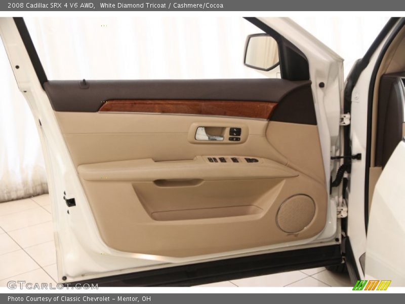 White Diamond Tricoat / Cashmere/Cocoa 2008 Cadillac SRX 4 V6 AWD