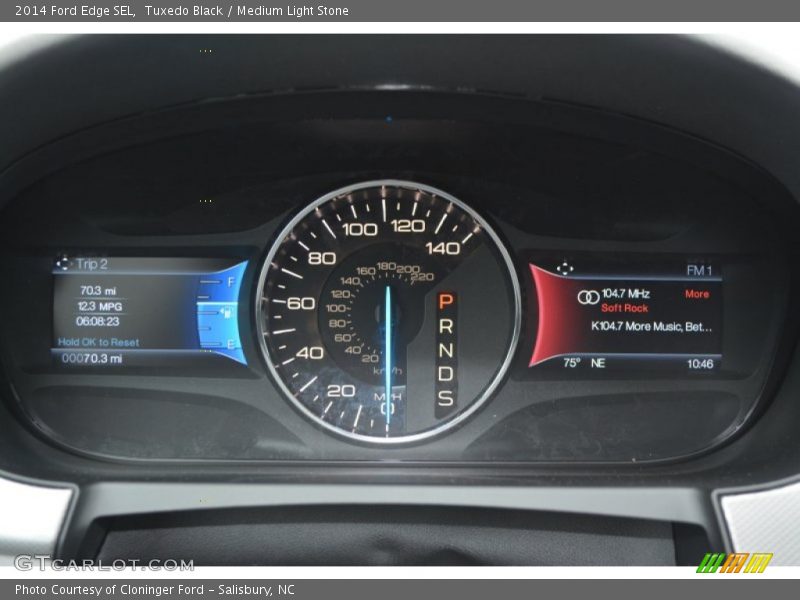 Tuxedo Black / Medium Light Stone 2014 Ford Edge SEL