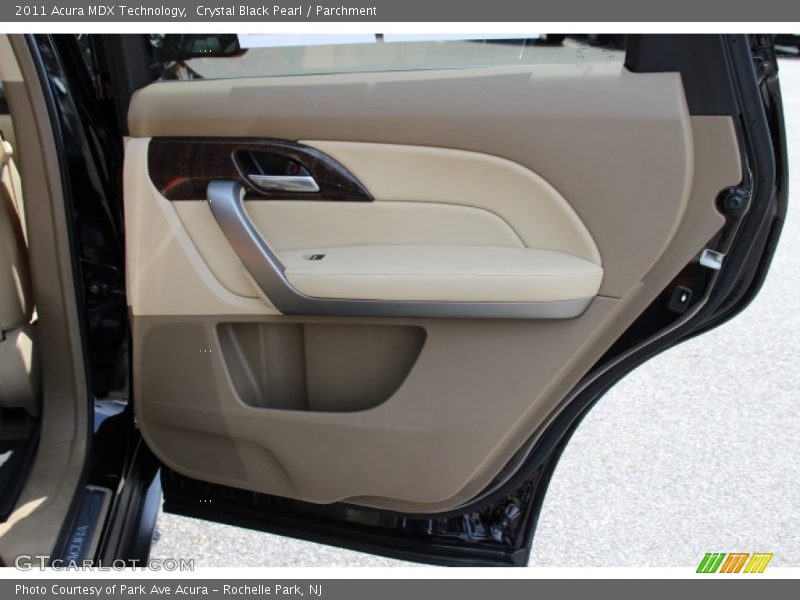 Crystal Black Pearl / Parchment 2011 Acura MDX Technology