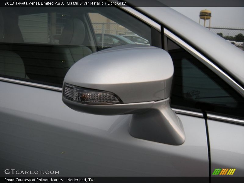Classic Silver Metallic / Light Gray 2013 Toyota Venza Limited AWD
