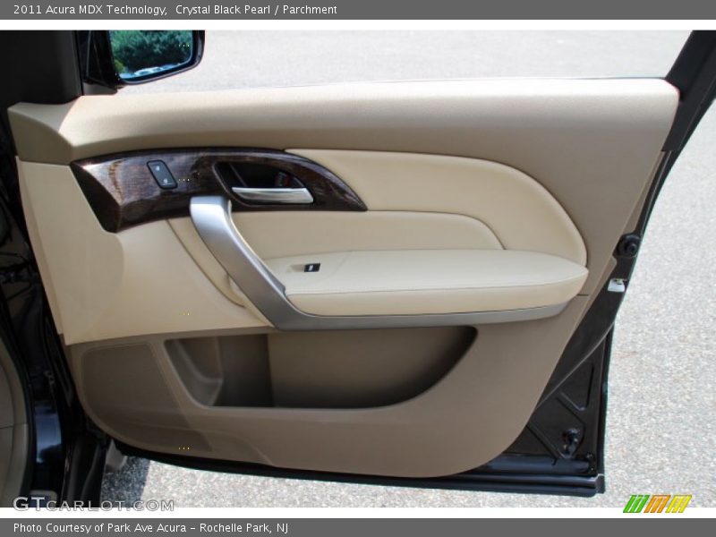 Crystal Black Pearl / Parchment 2011 Acura MDX Technology