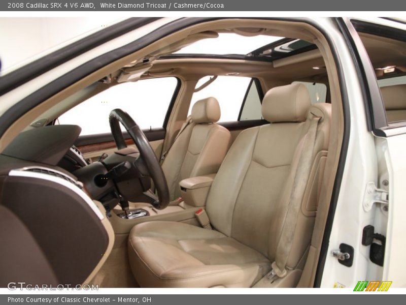White Diamond Tricoat / Cashmere/Cocoa 2008 Cadillac SRX 4 V6 AWD