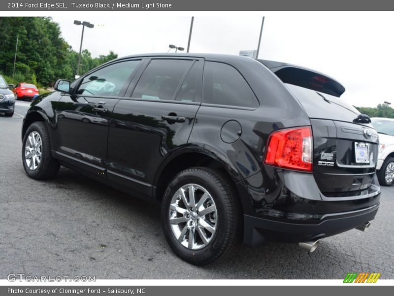 Tuxedo Black / Medium Light Stone 2014 Ford Edge SEL