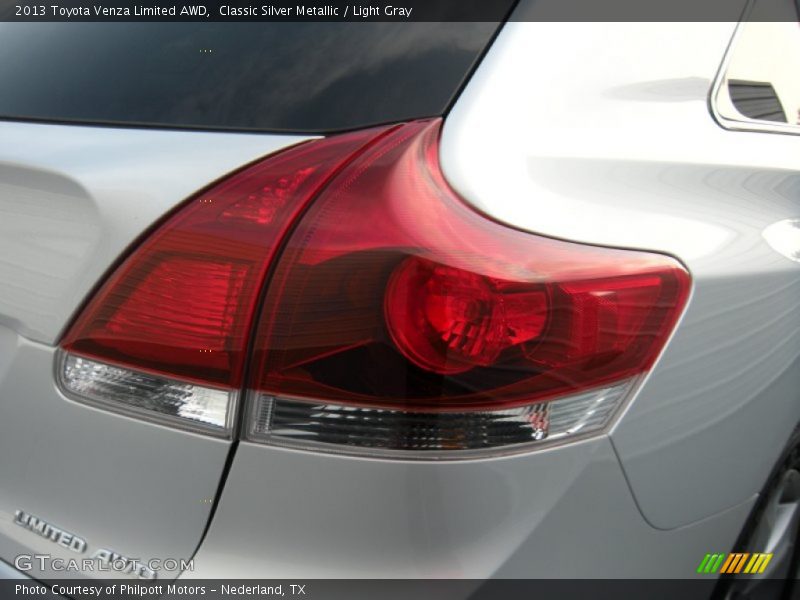 Classic Silver Metallic / Light Gray 2013 Toyota Venza Limited AWD