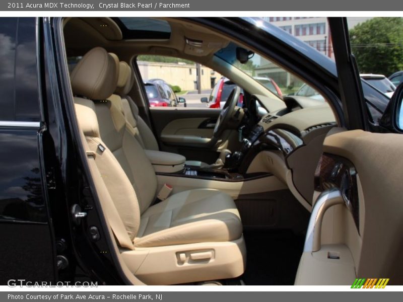 Crystal Black Pearl / Parchment 2011 Acura MDX Technology