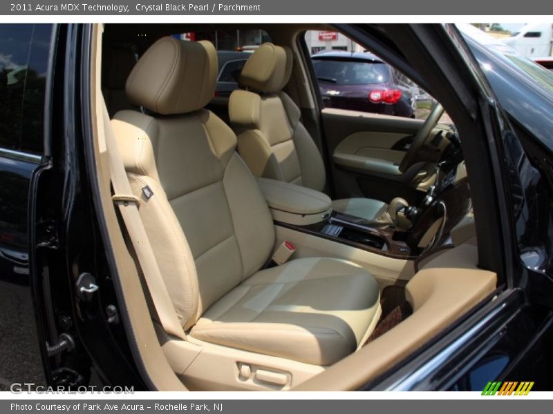 Crystal Black Pearl / Parchment 2011 Acura MDX Technology