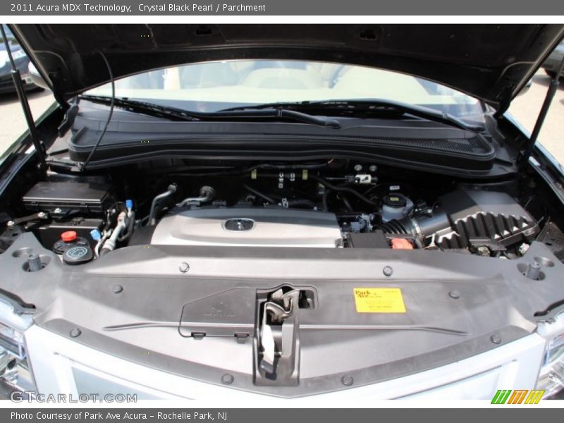 Crystal Black Pearl / Parchment 2011 Acura MDX Technology