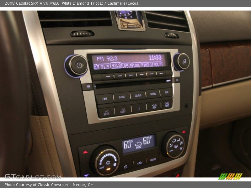 White Diamond Tricoat / Cashmere/Cocoa 2008 Cadillac SRX 4 V6 AWD