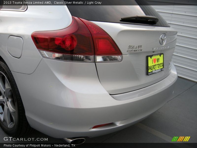 Classic Silver Metallic / Light Gray 2013 Toyota Venza Limited AWD