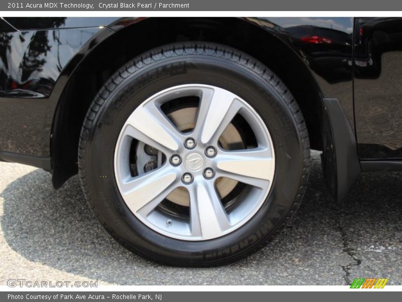 Crystal Black Pearl / Parchment 2011 Acura MDX Technology
