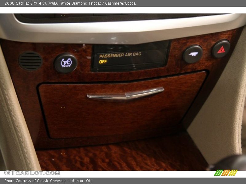 White Diamond Tricoat / Cashmere/Cocoa 2008 Cadillac SRX 4 V6 AWD