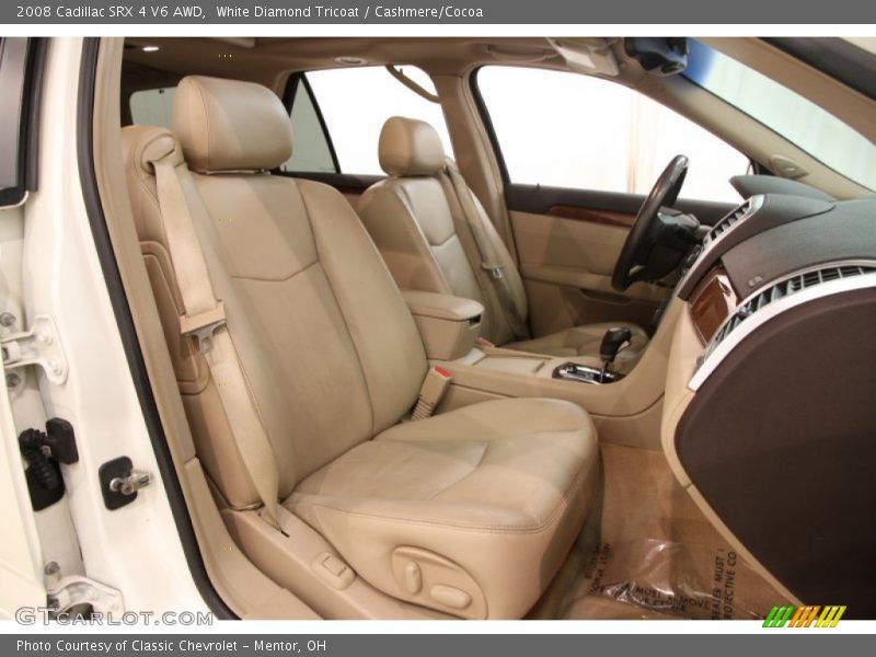 White Diamond Tricoat / Cashmere/Cocoa 2008 Cadillac SRX 4 V6 AWD