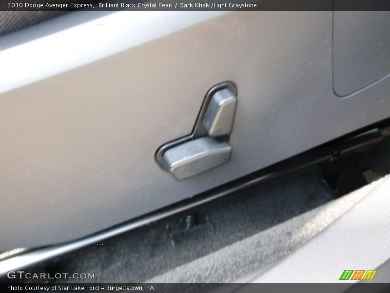 Brilliant Black Crystal Pearl / Dark Khaki/Light Graystone 2010 Dodge Avenger Express