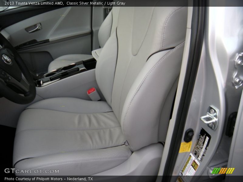 Classic Silver Metallic / Light Gray 2013 Toyota Venza Limited AWD