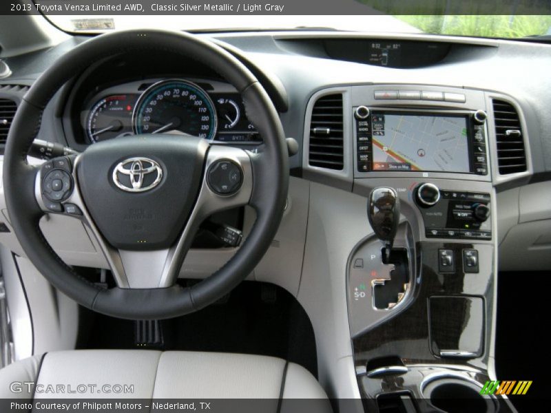 Classic Silver Metallic / Light Gray 2013 Toyota Venza Limited AWD