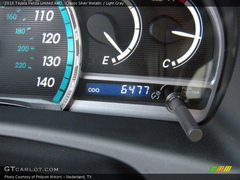 Classic Silver Metallic / Light Gray 2013 Toyota Venza Limited AWD