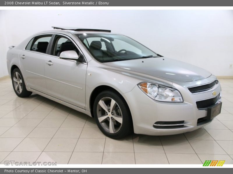 Silverstone Metallic / Ebony 2008 Chevrolet Malibu LT Sedan