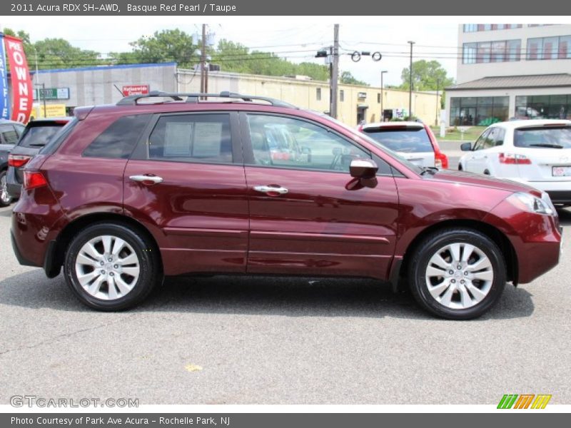 Basque Red Pearl / Taupe 2011 Acura RDX SH-AWD