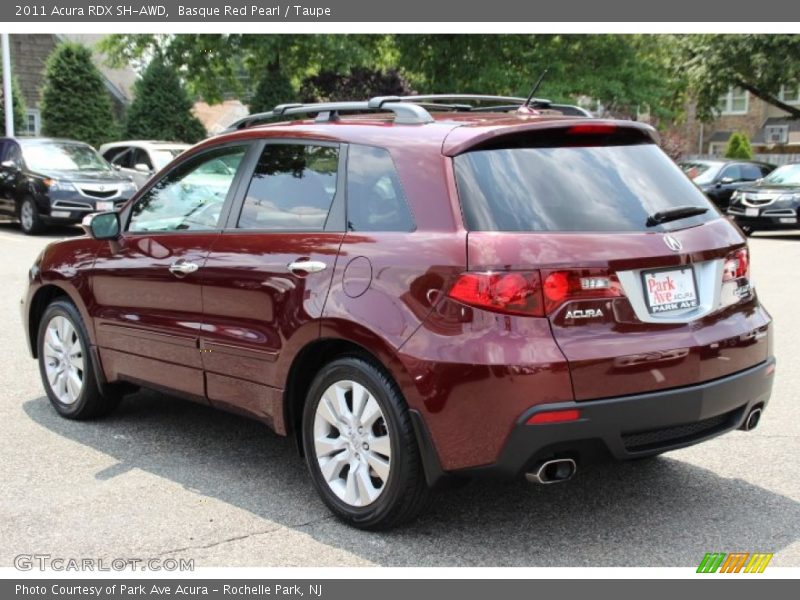 Basque Red Pearl / Taupe 2011 Acura RDX SH-AWD