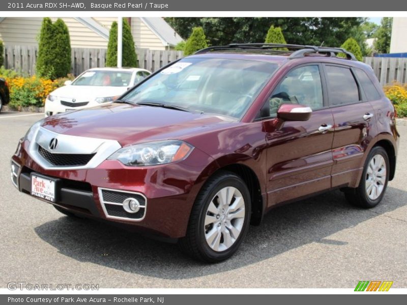 Basque Red Pearl / Taupe 2011 Acura RDX SH-AWD