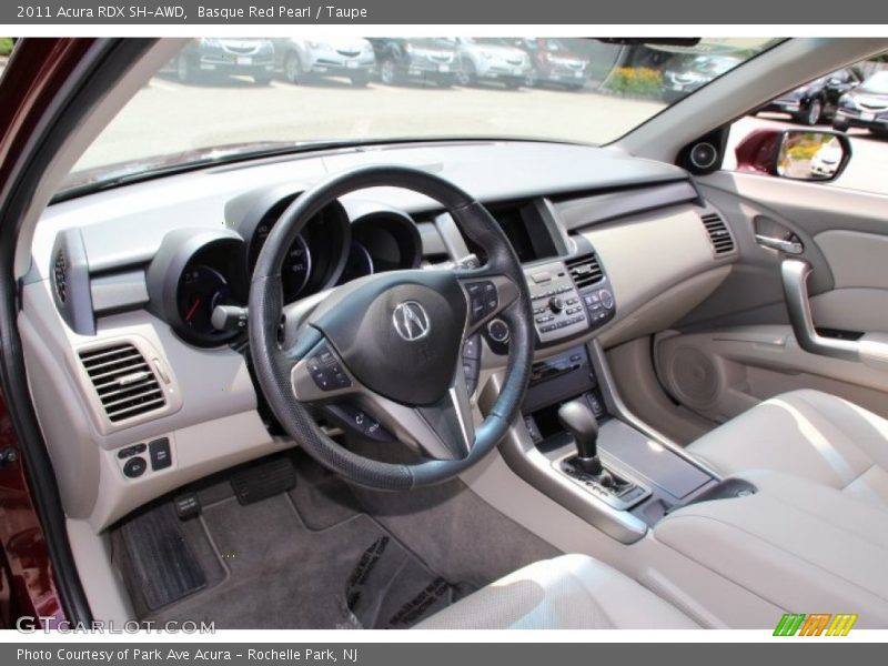 Basque Red Pearl / Taupe 2011 Acura RDX SH-AWD