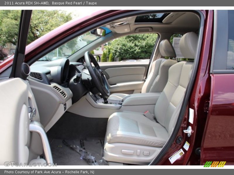 Basque Red Pearl / Taupe 2011 Acura RDX SH-AWD